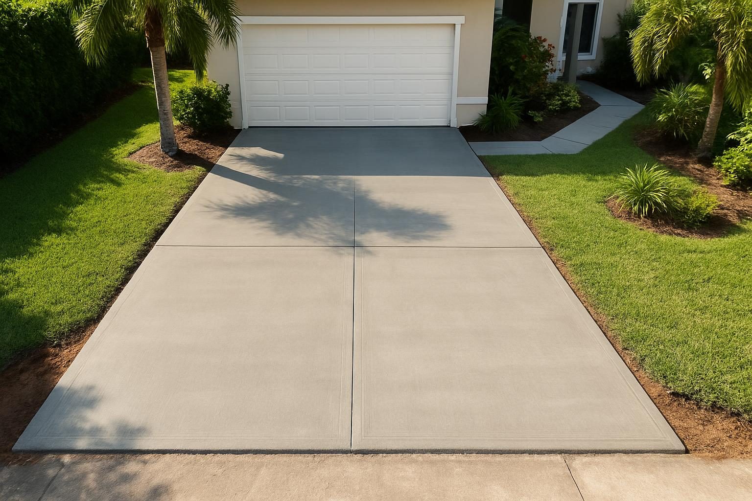 Stock photo: Concrete Driveways